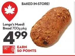 Longo's Longo's Muesli Bread offer