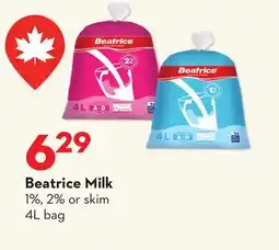 Longo's Beatrice Milk offer