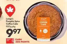 Longo's Longo's Pumpkin Spice Coffee Cake offer