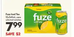 Longo's Fuze Iced Tea offer