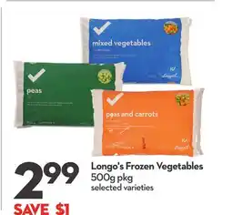 Longo's Longo's Frozen Vegetables offer