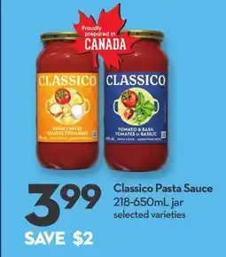 Longo's Classico Pasta Sauce offer