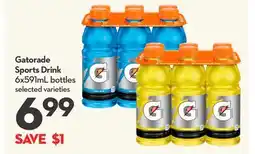 Longo's Gatorade Sports Drink offer