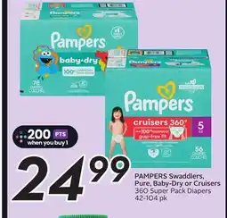 Sobeys Swaddlers, Pure, Baby-Dry or Cruisers 360 offer