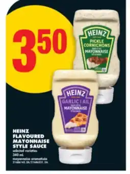 No Frills HEINZ FLAVOURED MAYONNAISE STYLE SAUCE offer