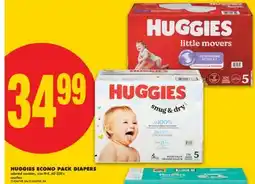No Frills HUGGIES ECONO PACK DIAPERS SIZE N - 8, 60-208'S COUCHES offer