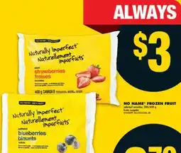 No Frills NO NAME FROZEN FRUIT, 300/400 g offer