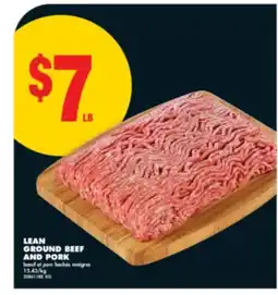 No Frills LEAN GROUND BEEF AND PORK offer