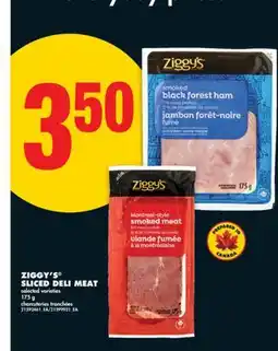 No Frills ZIGGY'S SLICED DELI MEAT, 175 G offer