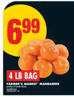 No Frills FARMER'S MARKET MANDARINS, 4 LB BAG offer