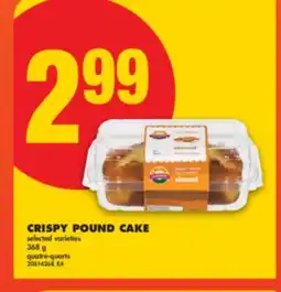 No Frills CRISPY POUND CAKE, 368 G offer