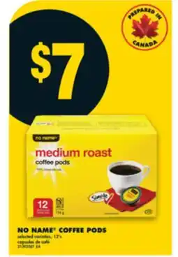 No Frills NO NAME COFFEE PODS, 12' s offer