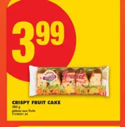 No Frills CRISPY FRUIT CAKE, 380 g offer