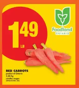 No Frills RED CARROTS offer