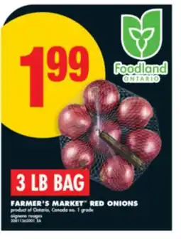 No Frills FARMER'S MARKET RED ONIONS offer