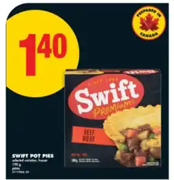 No Frills SWIFT POT PIES, 190 g offer