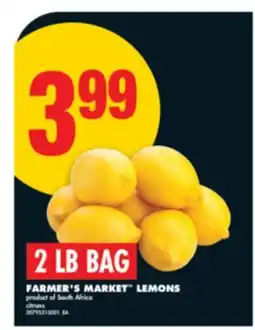 No Frills FARMER'S MARKET LEMONS, 2 LB BAG offer