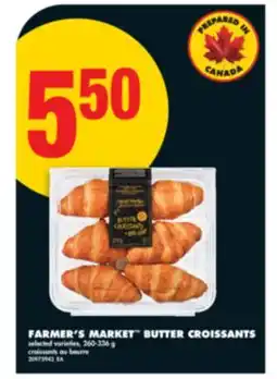 No Frills FARMER'S MARKET BUTTER CROISSANTS, 260-336 G offer