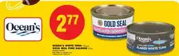 No Frills OCEAN'S WHITE TUNA, 170 g or GOLD SEAL PINK SALMON, 213 g offer