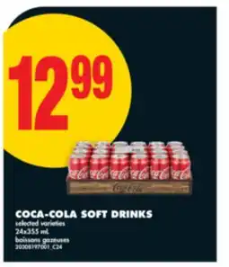 No Frills COCA-COLA SOFT DRINKS, 24x355 mL offer