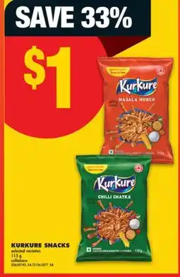 No Frills KURKURE SNACKS, 115 G offer