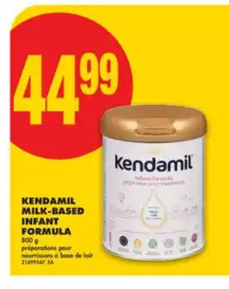No Frills KENDAMIL MILK-BASED INFANT FORMULA, 800 G offer