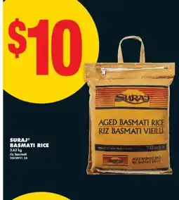 No Frills SURAJ BASMATI RICE, 3.63 kg offer