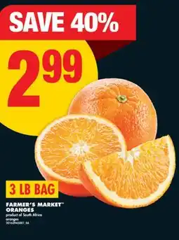 No Frills FARMER'S MARKET ORANGES offer