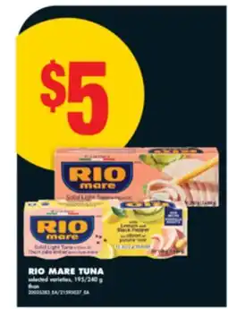 No Frills RIO MARE TUNA, 195/240 g offer