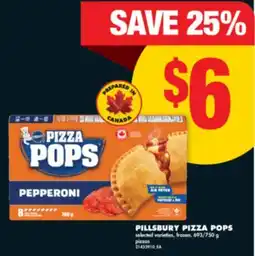 No Frills PILLSBURY PIZZA POPS, 693/750 g offer