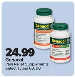 PharmaChoice Genacol Pain Relief Supplements offer