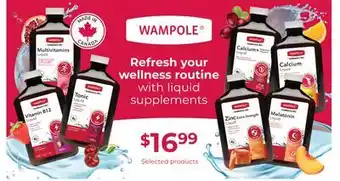 PharmaChoice Wampole Refresh your wellness routine with liquid supplements offer
