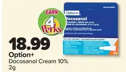 PharmaChoice Option+ Docosanol Cream 10% offer