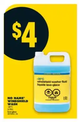 No Frills NO NAME WINDSHIELD WASH-35°C 3.78 L offer
