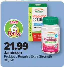PharmaChoice Jamieson Probiotic Regular, Extra Strength offer