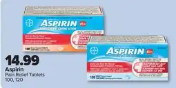PharmaChoice Aspirin Pain Relief Tablets offer
