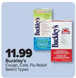 PharmaChoice Buckley's Cough, Cold, Flu Relief offer
