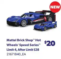 Loblaws MATTEL BRICK SHOP HOT WHEELS SPEED SERIES offer