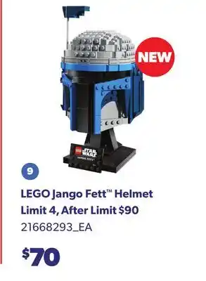 Loblaws LEGO JANGO FETT HELMET offer