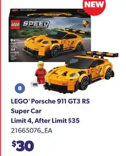 Loblaws LEGO PORSCHE 911 GT3 RS SUPER CAR offer
