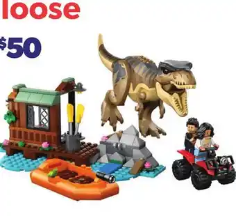 Loblaws LEGO JURASSIC WORLD T. REX RIVER ESCAPE offer