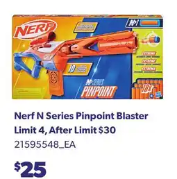 Loblaws NERF N SERIES PINPOINT BLASTER offer
