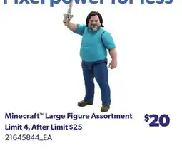 Loblaws MINECRAFT LARGE FIGURE ASSORTMENT offer