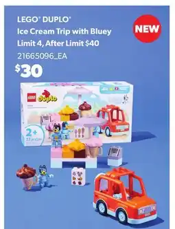 Loblaws LEGO DUPLO ICE CREAM TRIP WITH BLUEY offer