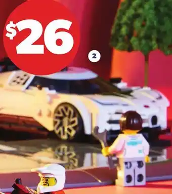 Loblaws LEGO SPEED CHAMPIONS BUGATTI CENTODIECI HYPER SPORTS CAR offer