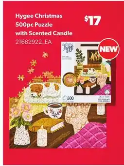 Loblaws HYGEE CHRISTMAS 500PC PUZZLE WITH SCENTED CANDLE offer