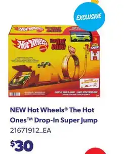 Loblaws NEW HOT WHEELS THE HOT ONES DROP-IN SUPER JUMP offer
