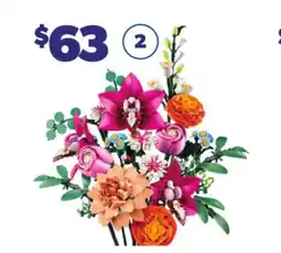 Loblaws LEGO BOTANICALS PRETTY PINK FLOWER BOUQUET offer