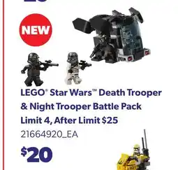 Loblaws LEGO STAR WARS DEATH TROOPER & NIGHT TROOPER BATTLE PACK offer