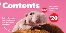 Loblaws FAO SCHWARZ HIPPO PLUSH offer